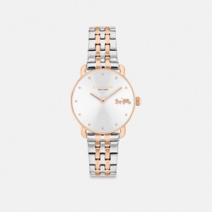 Coach Elliot 28 Mm Horloge Dames Zilver | NL_CH54405