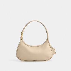 Coach Eve Brass Schoudertassen Dames Wit | NL_CH71884