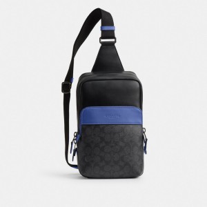 Coach Gotham Pack In Signature Crossbodytassen Heren Grijs | NL_CH11953