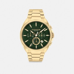 Coach Jackson 45 Mm Horloge Heren Goud | NL_CH87605