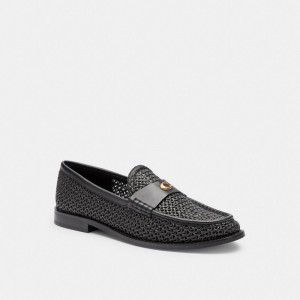 Coach Jolene Loafers Dames Zwart | NL_CH96911