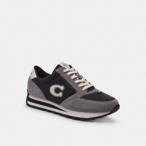 Coach Runner Sneakers Heren Zwart Grijs | NL_CH91085