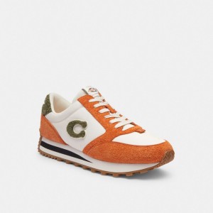 Coach Runner Spice Sneakers Heren Bruin Oranje | NL_CH79730