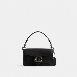 Coach Tabby 12 Glovetanned Leather Crossbodytassen Dames Zwart | NL_CH35391