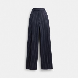 Coach Wide Leg Broek Dames Donkerblauw | NL_CH64849