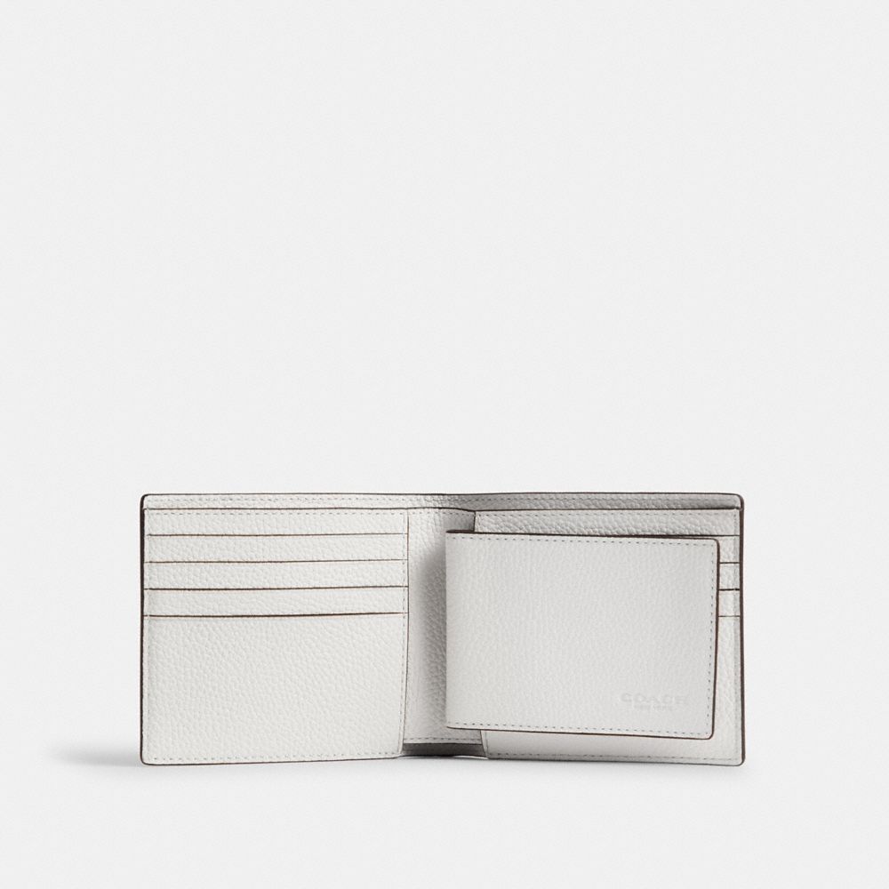 Coach 3 In 1 Wallet With Graphic Polished Pebble Leather Billfolds Heren Gekleurd | NL_CH54845