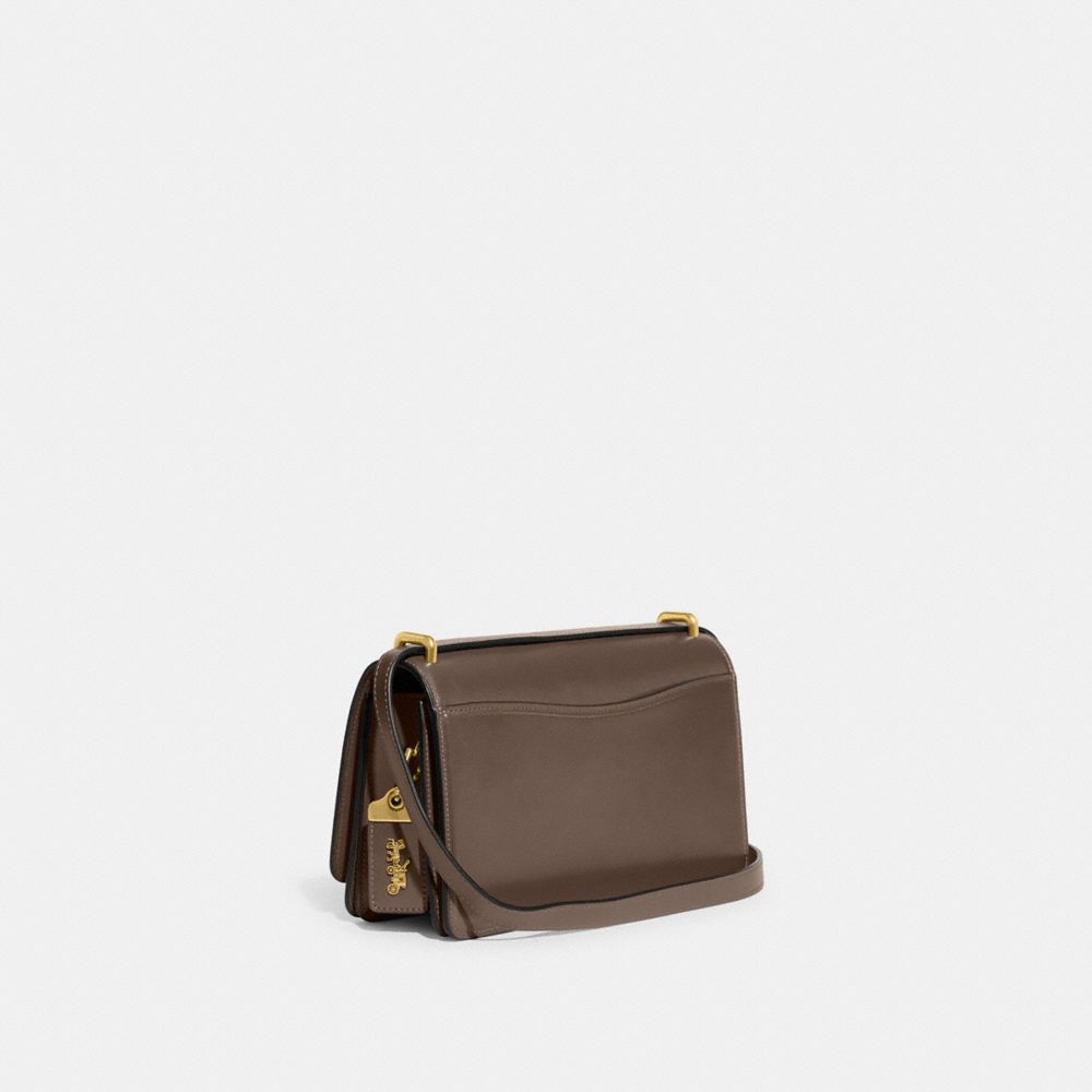 Coach Bandit Brass Schoudertassen Dames Donkergrijs | NL_CH98967