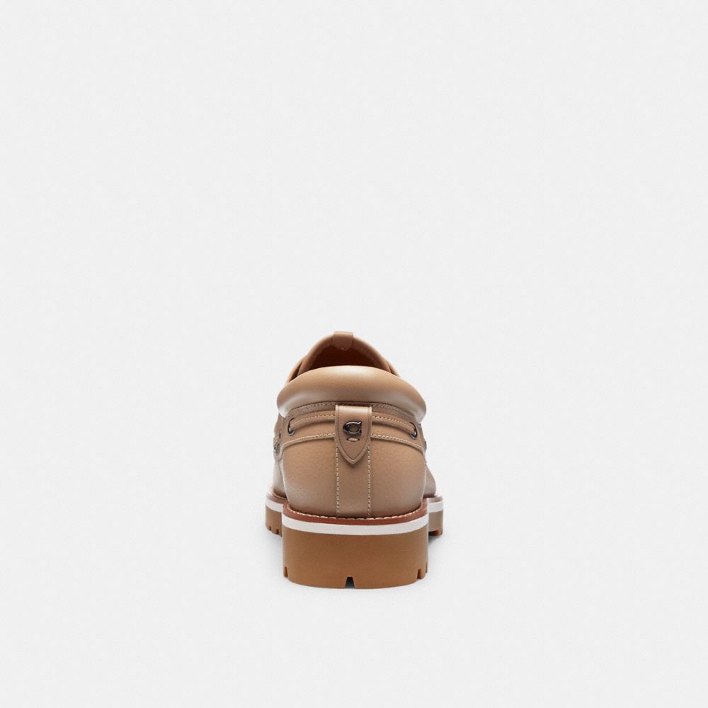 Coach Benson Boat Shoe Taupe Bootschoenen Heren Grijs Bruin | NL_CH24526