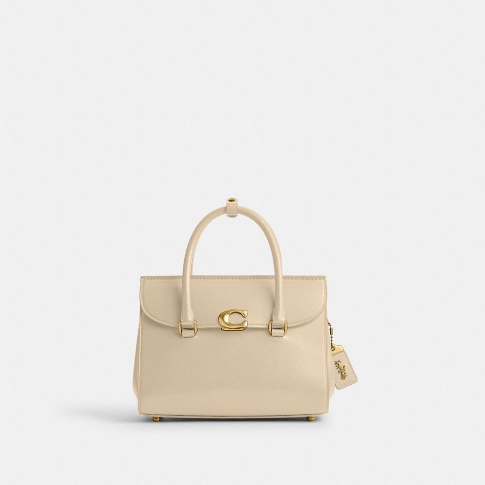 Coach Broome Brass Handtas Dames Wit | NL_CH44861