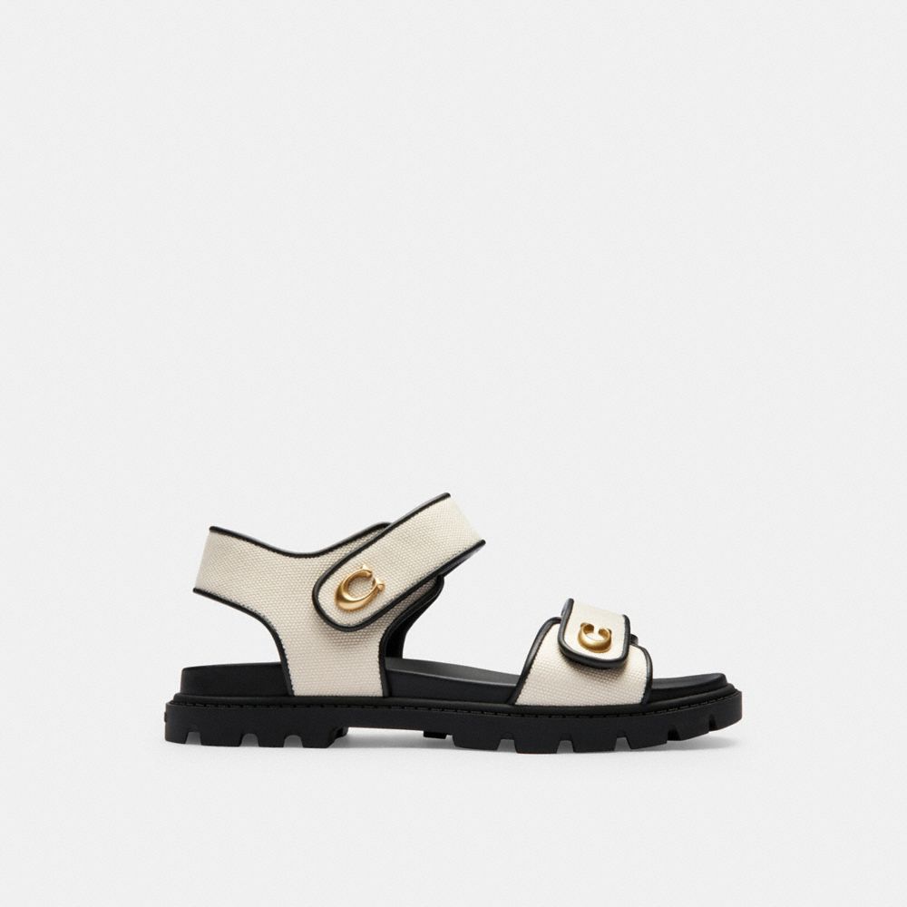 Coach Brynn Chalk Sandalen Dames Zwart | NL_CH31448