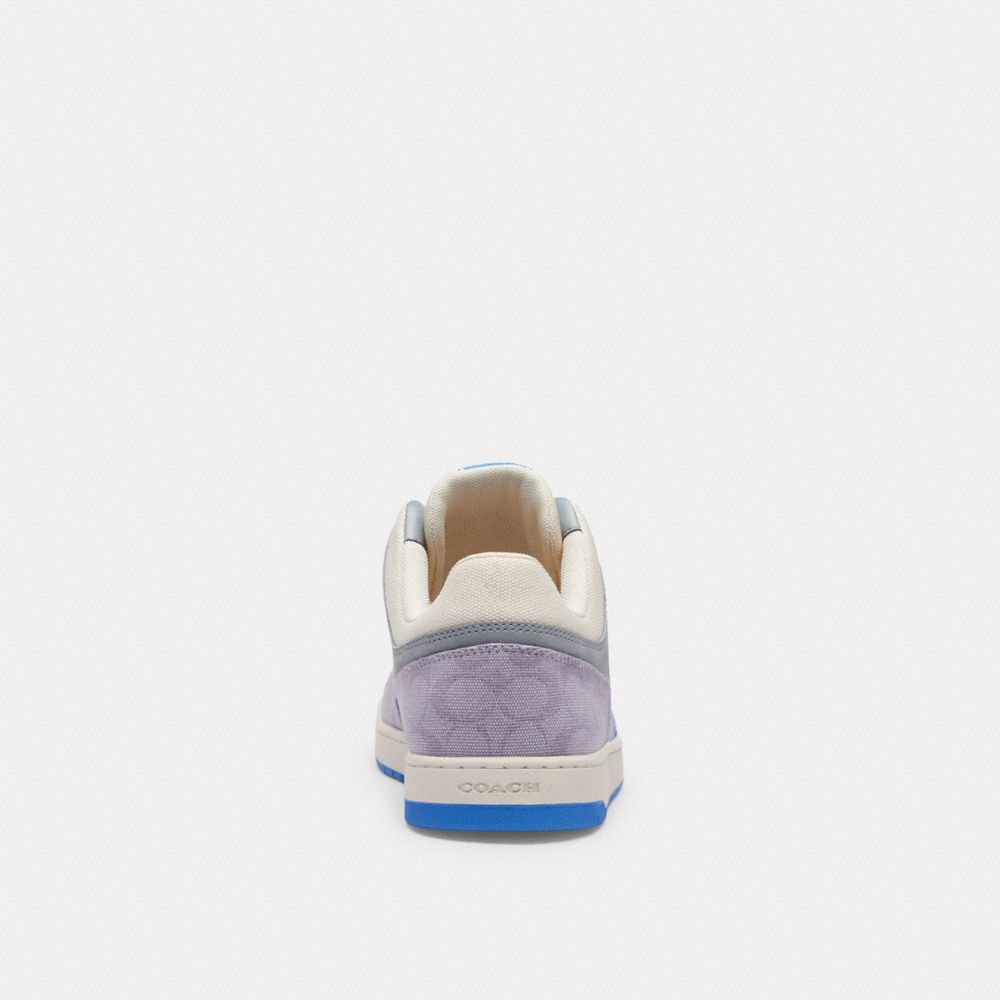 Coach C201 In Signature Canvas Chalk Sneakers Heren Paars | NL_CH48676