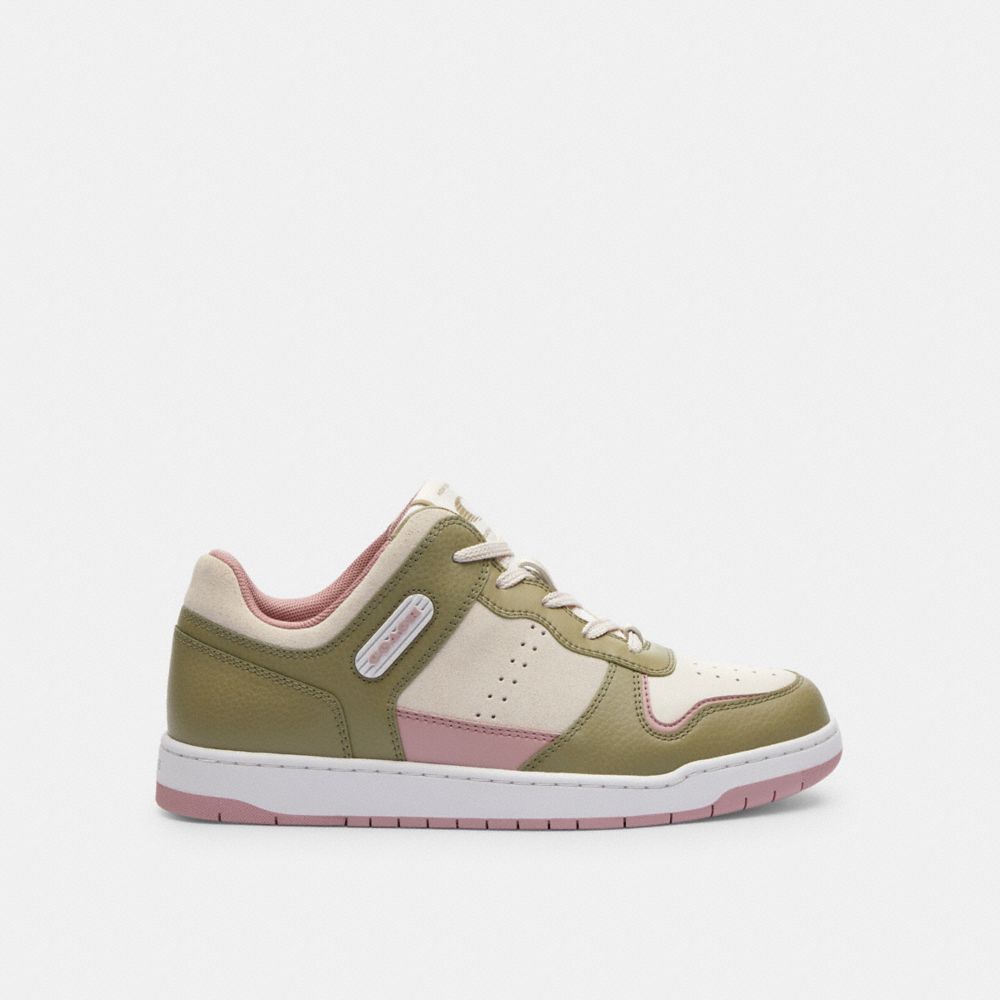 Coach C201 Low Top Moss Sneakers Dames Lichtroze | NL_CH61472