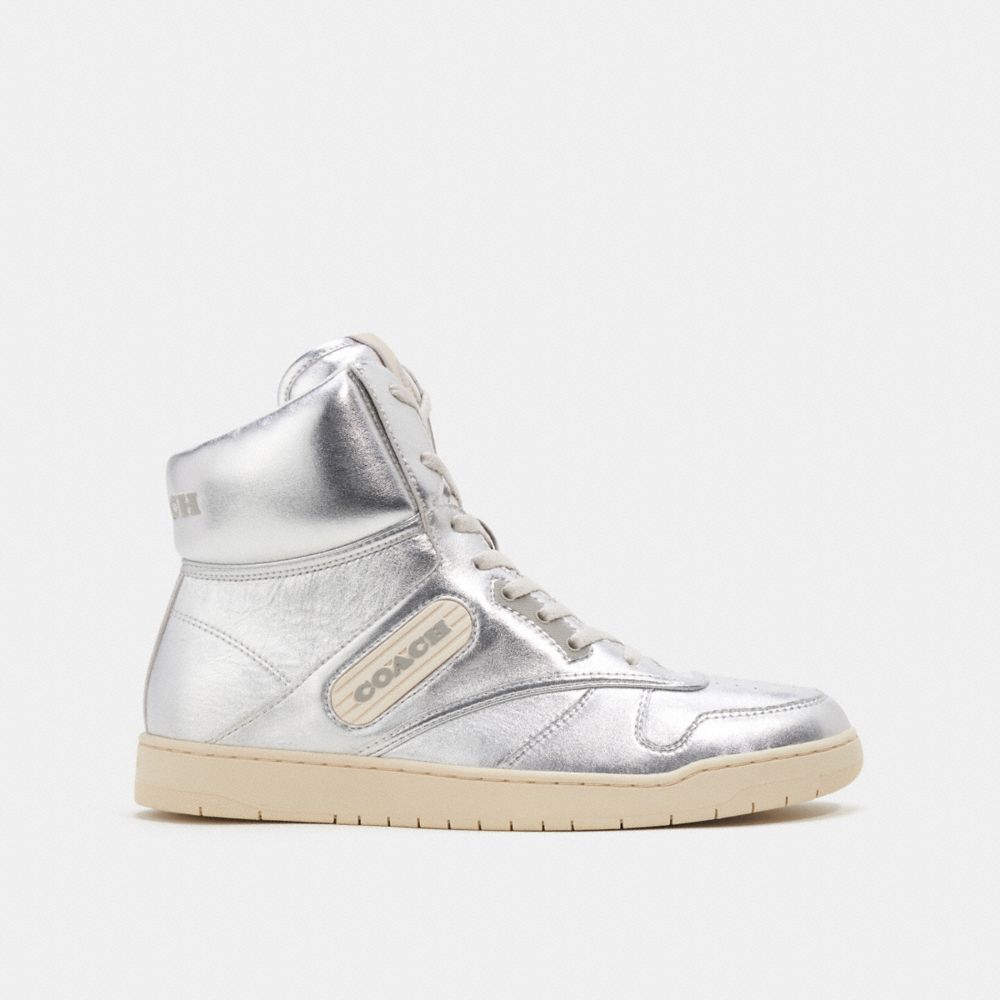 Coach C202 High Top Sneakers Dames Zilver | NL_CH36677