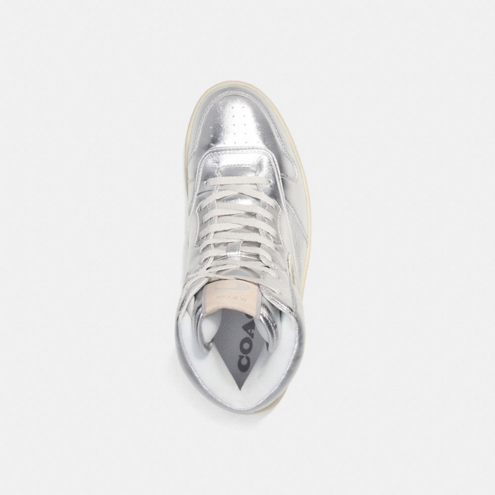 Coach C202 High Top Sneakers Dames Zilver | NL_CH36677