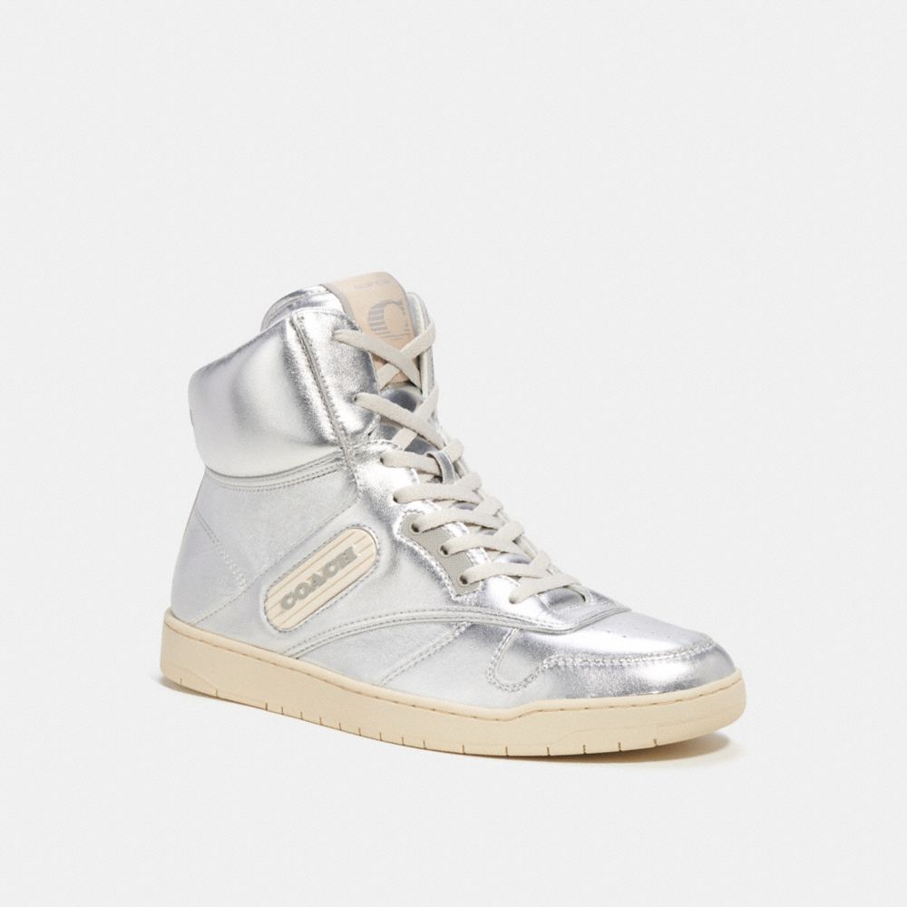 Coach C202 High Top Sneakers Dames Zilver | NL_CH36677