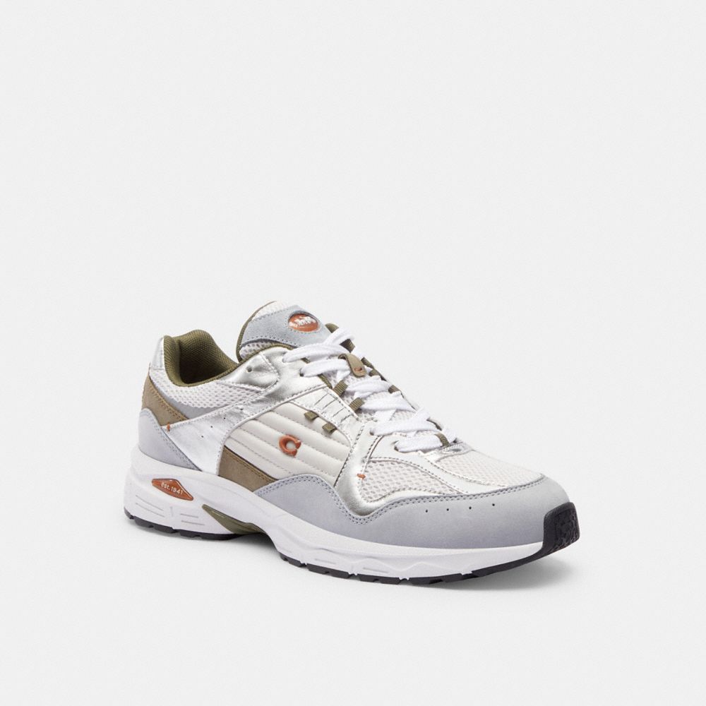 Coach C301 Optic Sneakers Heren Wit Grijs | NL_CH65215