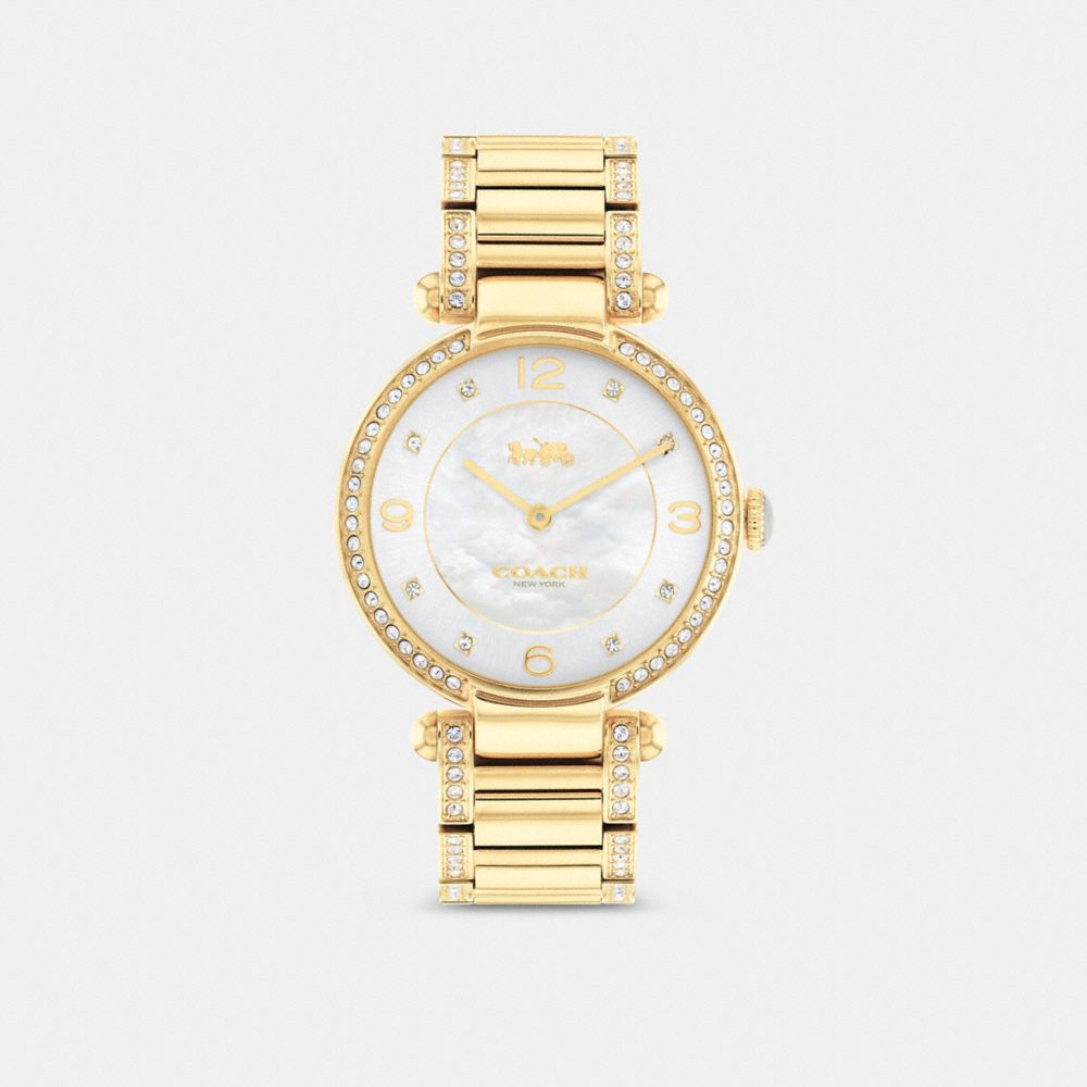 Coach Cary 34 Mm Horloge Dames Goud | NL_CH81124