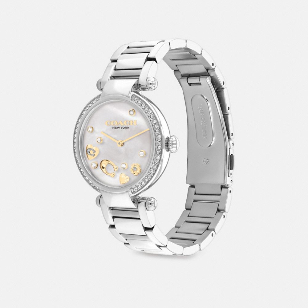 Coach Cary 34 Mm Stainless Steel Horloge Dames Grijs | NL_CH17022