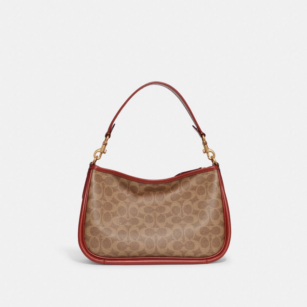 Coach Cary In Signature Crossbodytassen Dames Bruin Rood | NL_CH10585