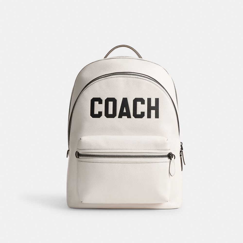 Coach Charter With Graphic Polished Pebble Leather Rugzakken Heren Gekleurd | NL_CH24432