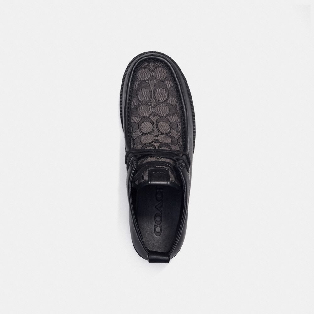 Coach Chukka In Signature Jacquard Laarzen Heren Zwart | NL_CH34674