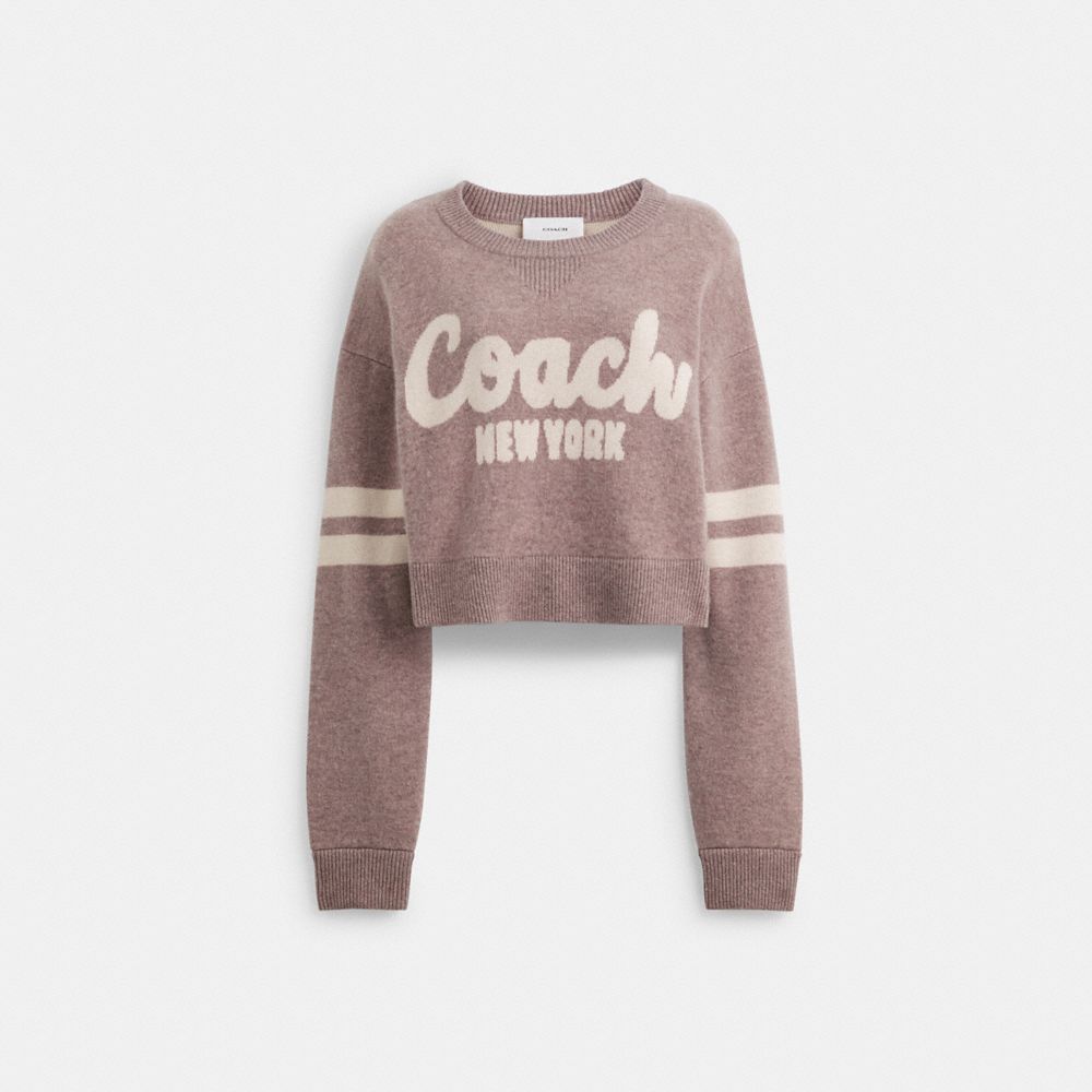 Coach Cropped Truien Dames Roze | NL_CH15100