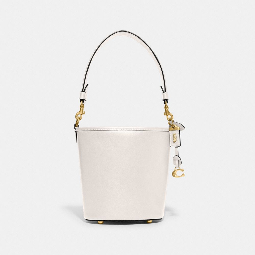 Coach Dakota Bucket 16 Glovetanned Leather Schoudertassen Dames Wit | NL_CH49662