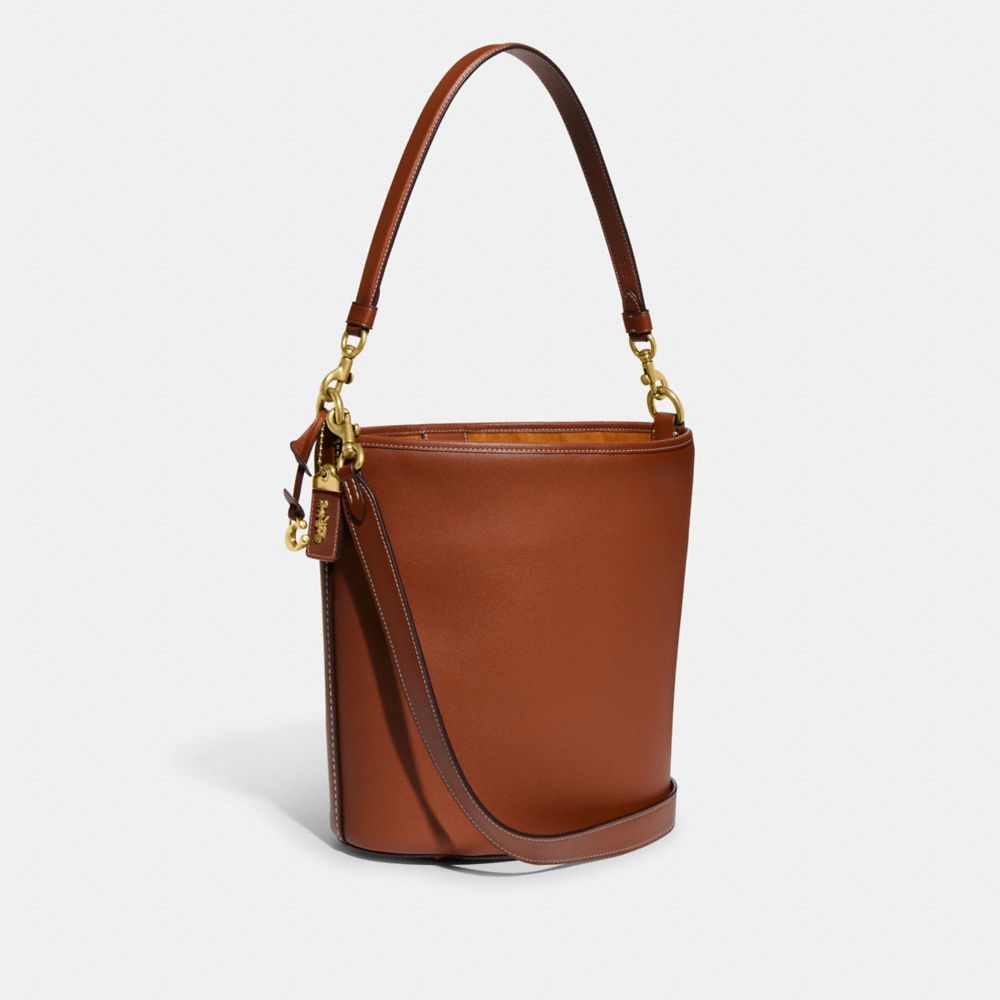 Coach Dakota Bucket Glovetanned Leather Schoudertassen Dames Bruin | NL_CH53729