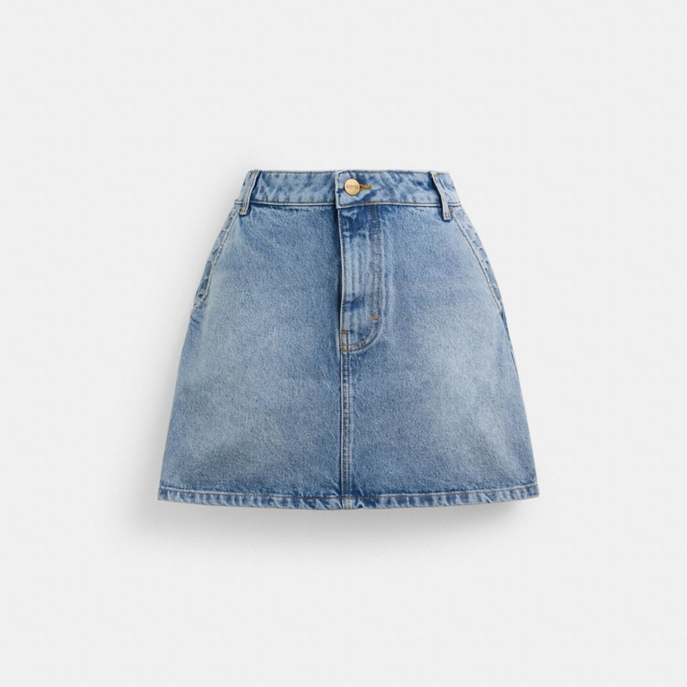 Coach Denim Rok Dames Blauw | NL_CH53969