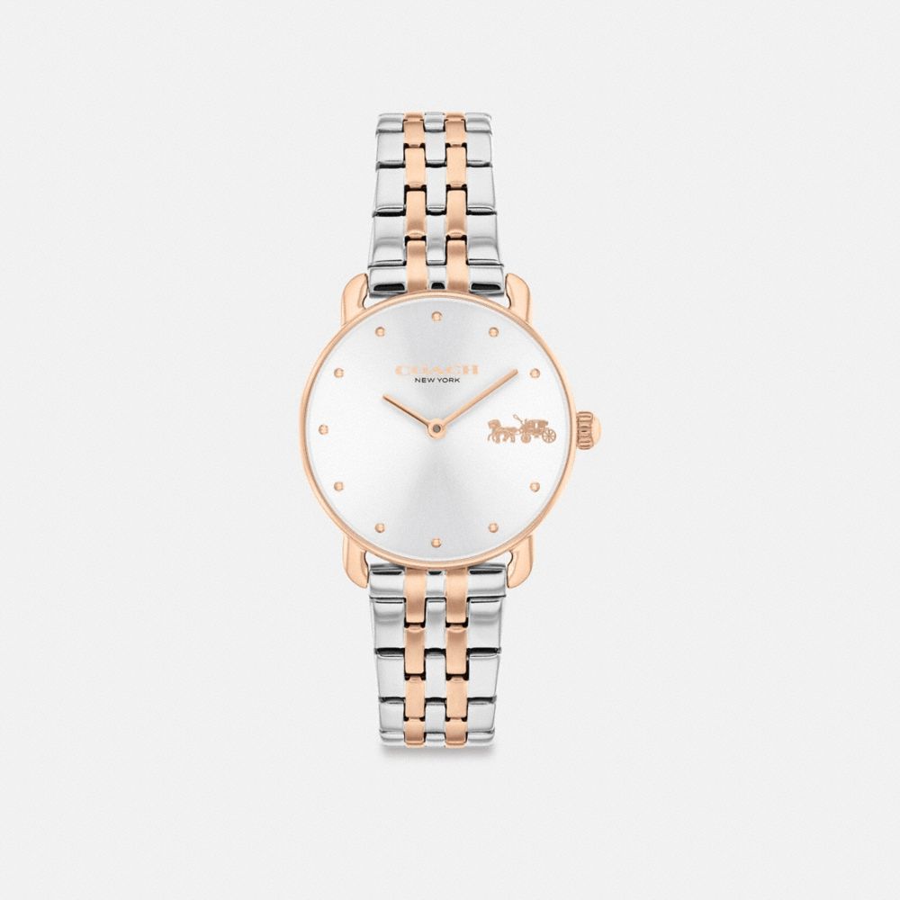 Coach Elliot 28 Mm Horloge Dames Zilver | NL_CH54405