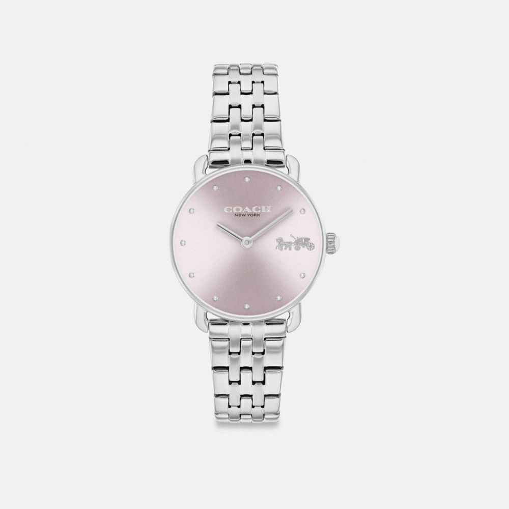 Coach Elliot 28 Mm Stainless Steel Horloge Dames Grijs | NL_CH54524