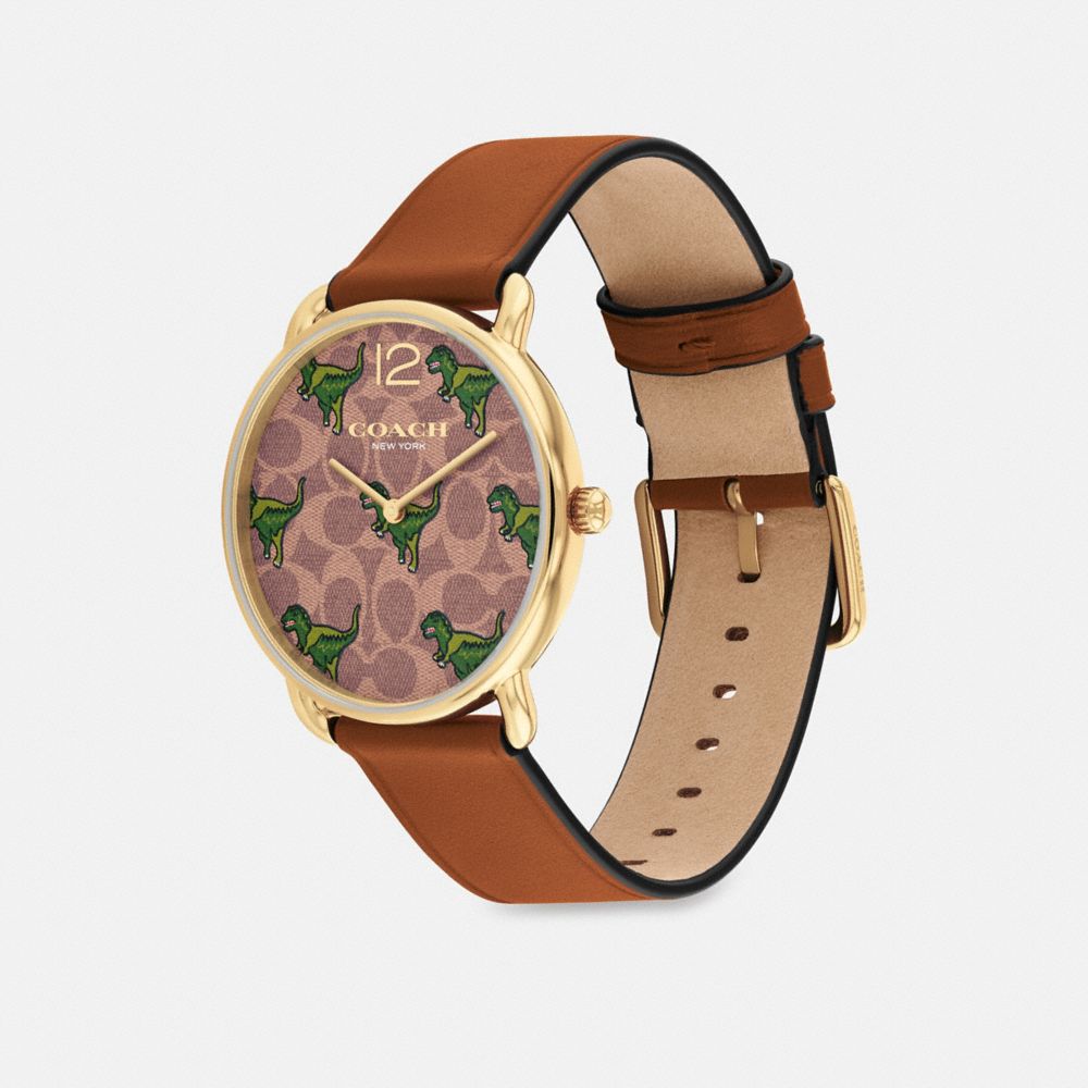 Coach Elliot 36 Mm Horloge Dames Bruin | NL_CH39392