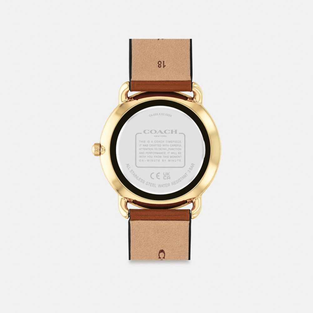 Coach Elliot 36 Mm Horloge Dames Bruin | NL_CH39392