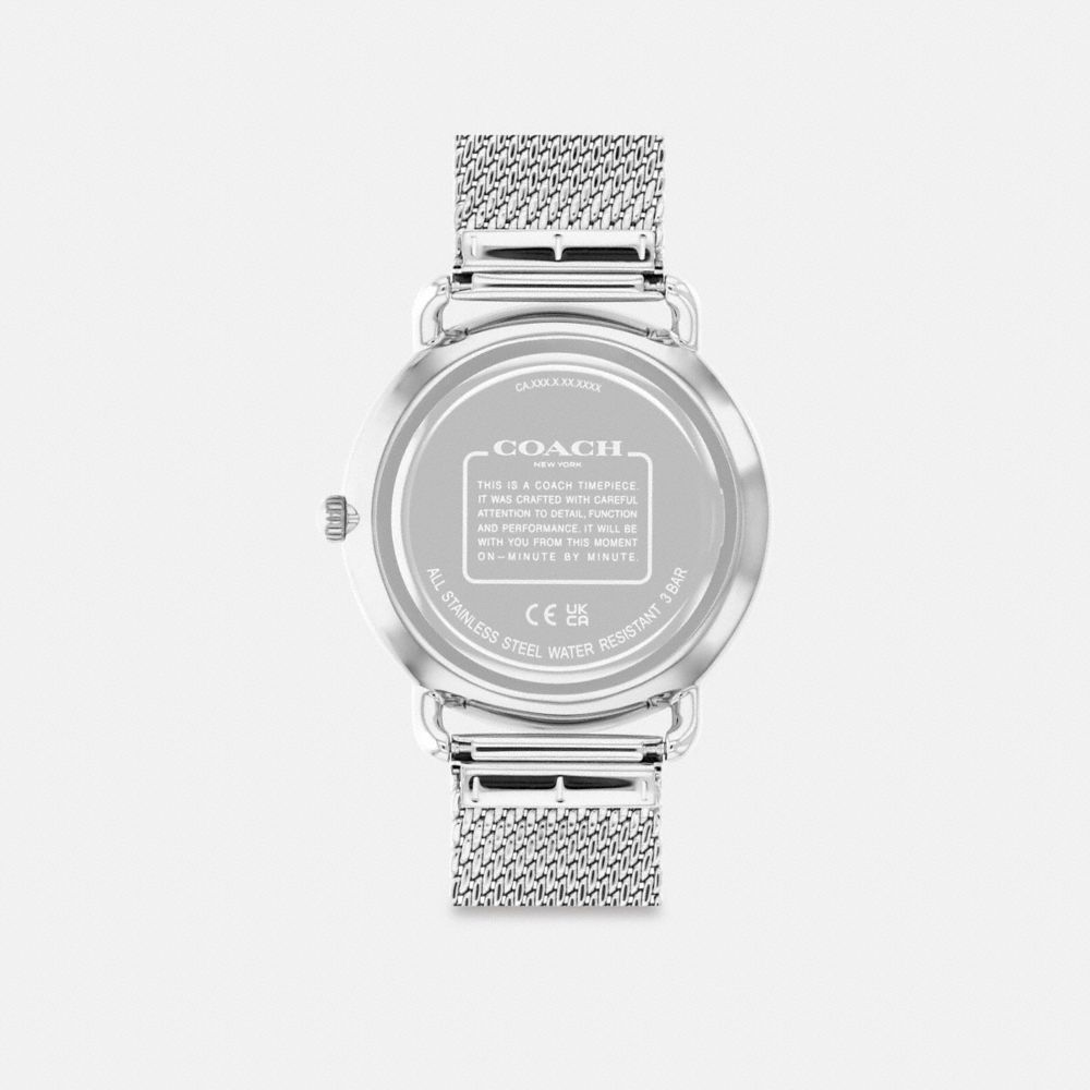 Coach Elliot 41 Mm Stainless Steel Horloge Heren Grijs Blauw | NL_CH59264