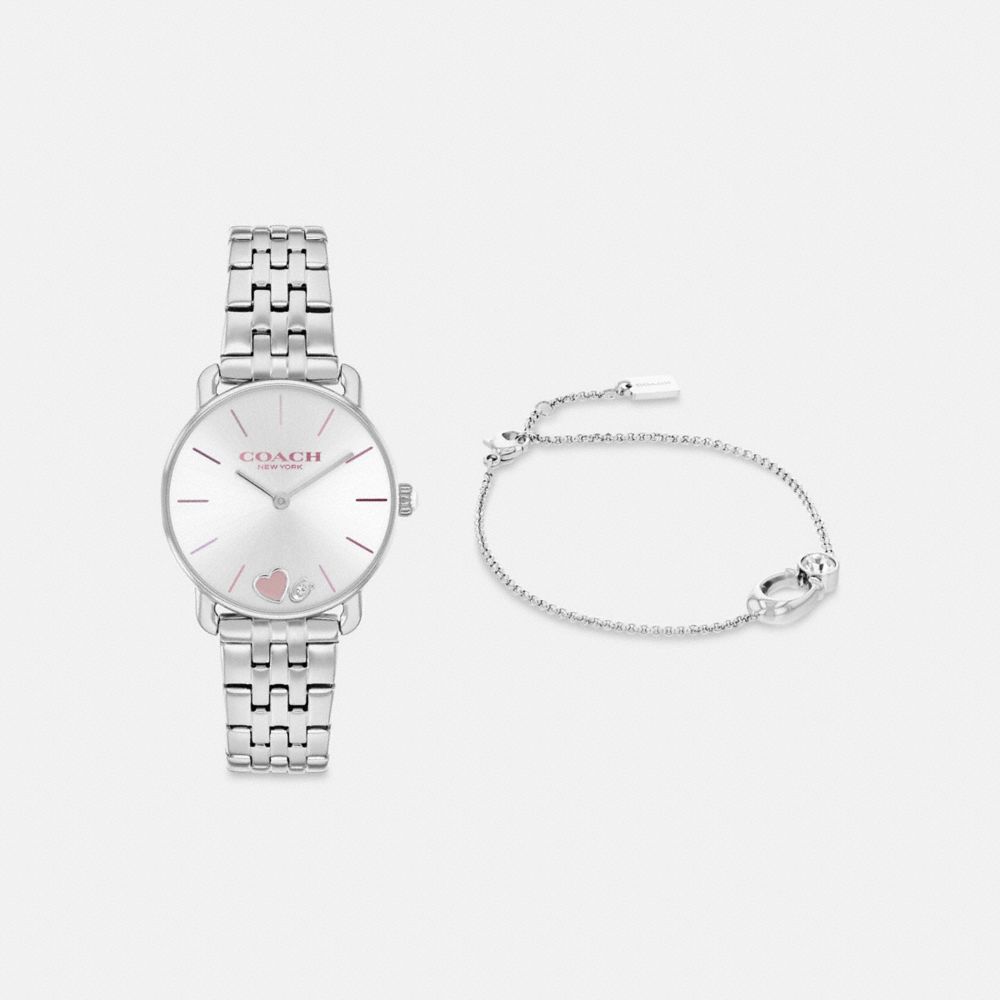 Coach Elliot Gift Set 28 Mm Stainless Steel Horloge Dames Grijs | NL_CH91191