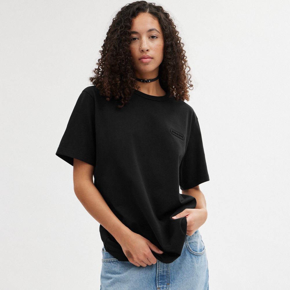 Coach Essential T-shirts Heren Zwart | NL_CH83373