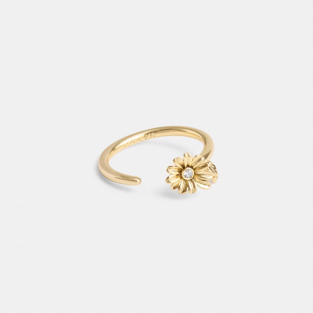 Coach Garden Flower Ring Dames Goud | NL_CH86661