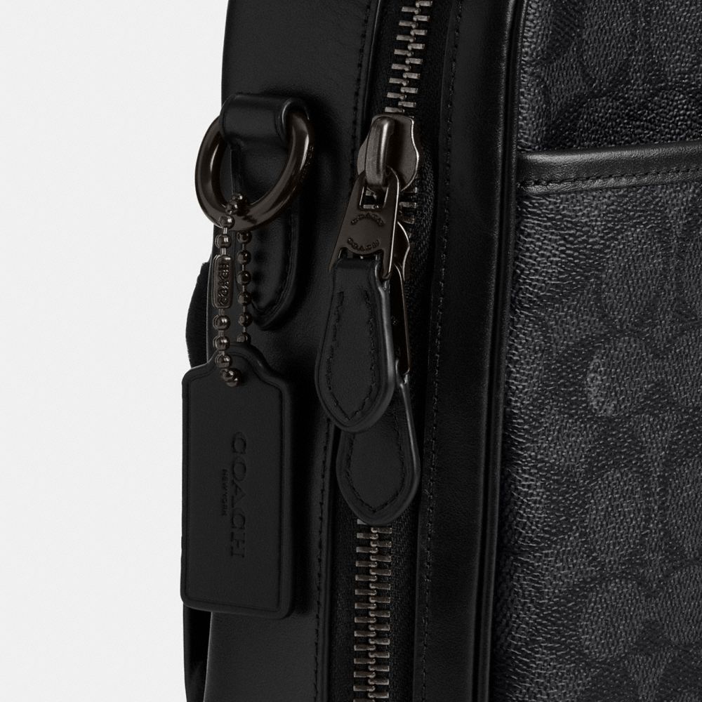 Coach Gotham Convertible In Signature Aktentas Heren Grijs | NL_CH94379