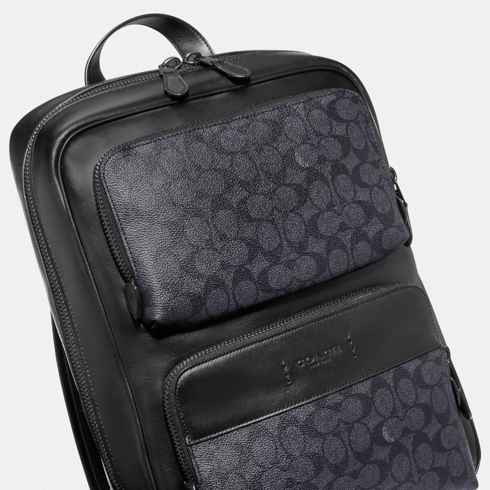 Coach Gotham In Signature Rugzakken Heren Zwart | NL_CH32702