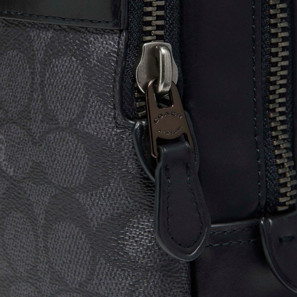 Coach Gotham Pack In Signature Rugzakken Heren Zwart | NL_CH47884