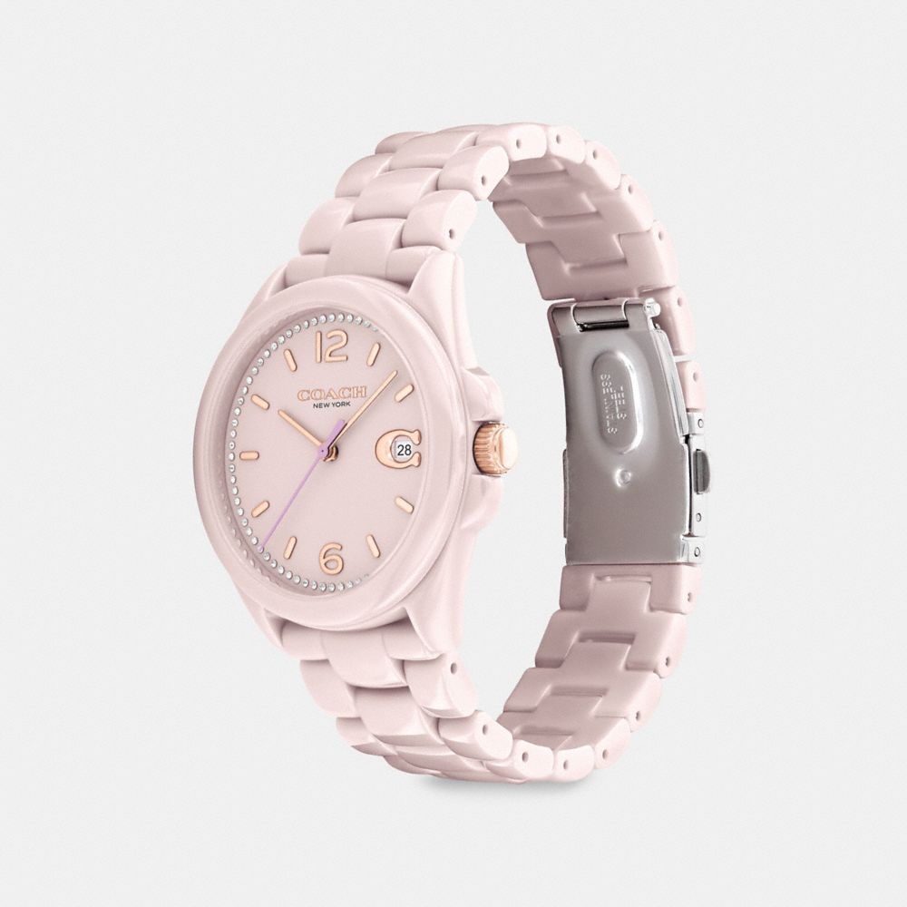 Coach Greyson 36 Mm Blush Horloge Dames Roze | NL_CH88312