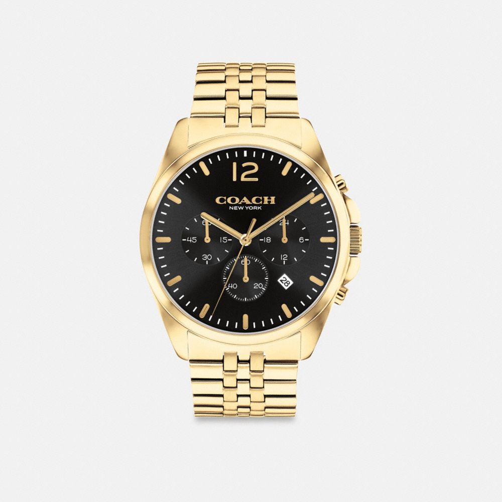 Coach Greyson 43 Mm Horloge Heren Goud | NL_CH57448