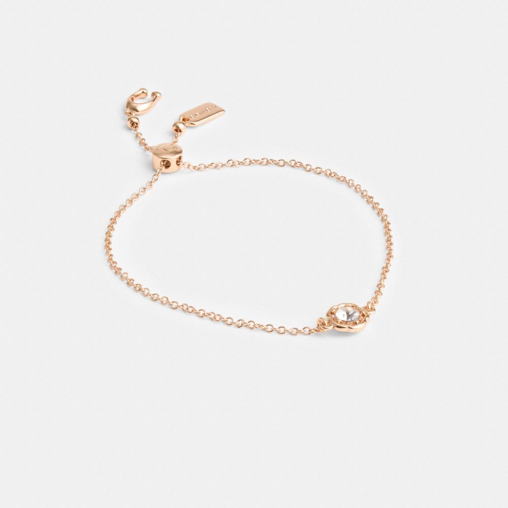 Coach Halo Tea Slider Armbanden Dames Roze Goud | NL_CH56788