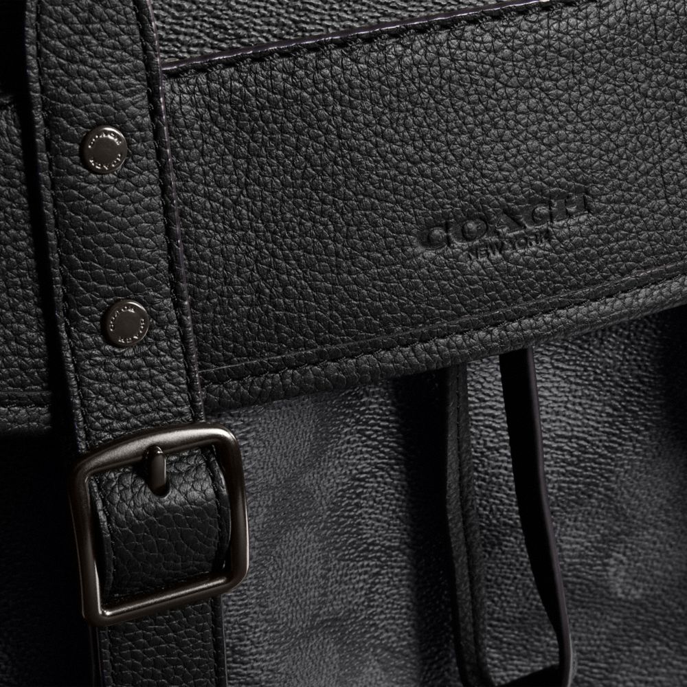 Coach Hitch In Signature Rugzakken Heren Grijs | NL_CH38507