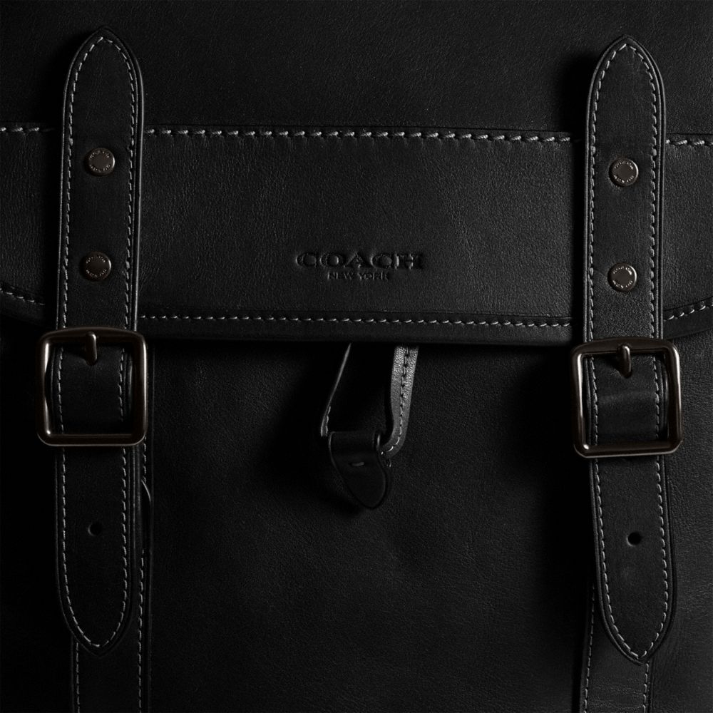 Coach Hitch Leren Rugzakken Heren Zwart | NL_CH56187