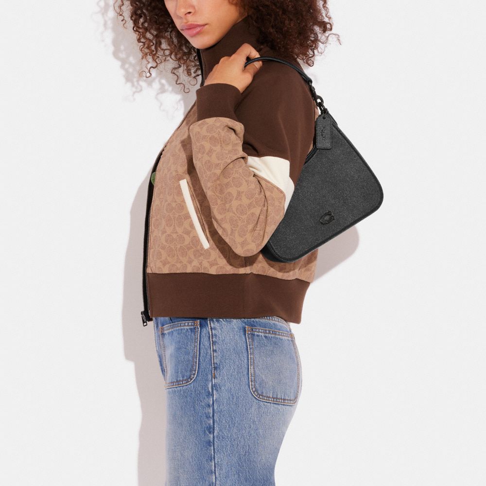 Coach Hobo With Signature Crossbodytassen Dames Zwart | NL_CH38060