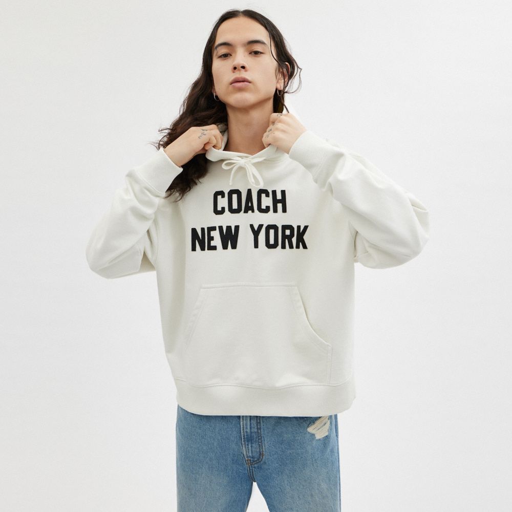 Coach Hoodie Cream Sweatshirts Heren Room | NL_CH47110