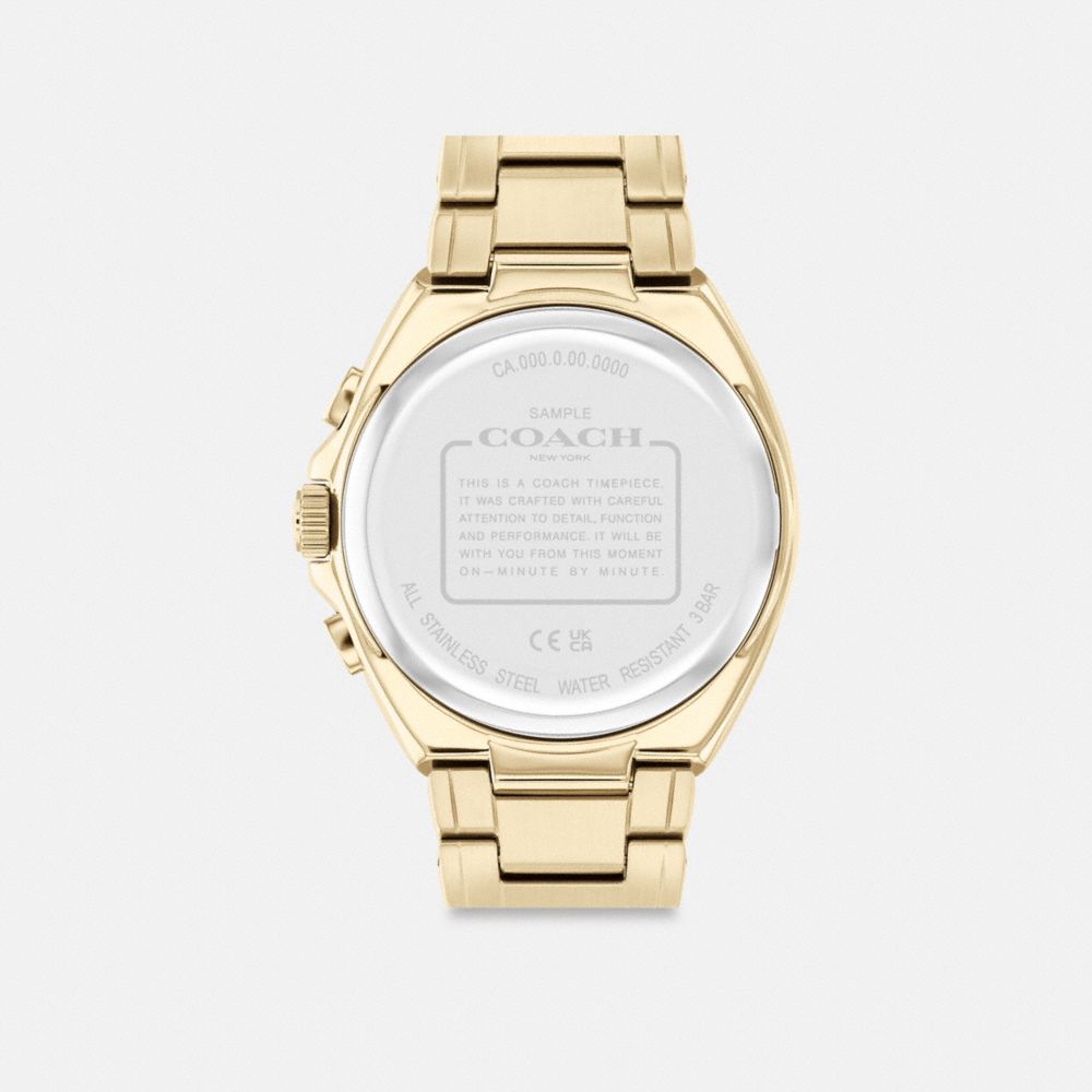 Coach Jackson 45 Mm Horloge Heren Goud | NL_CH87605