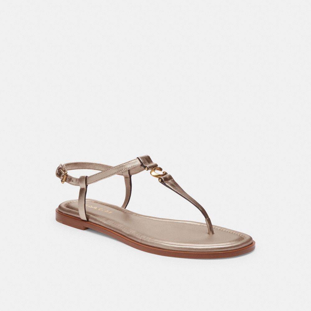 Coach Jessica Champagne Sandalen Dames Bruin | NL_CH24921