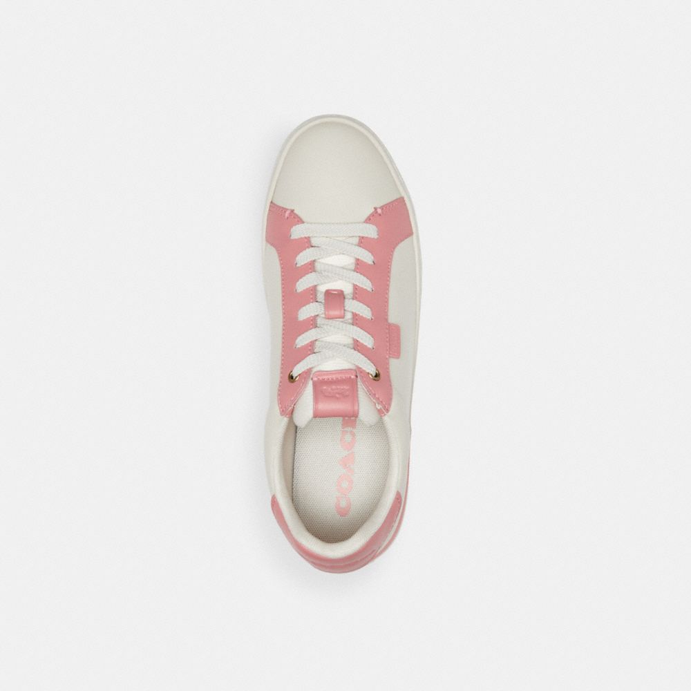 Coach Lowline Low Top Bubblegum Sneakers Dames Wit Roze | NL_CH79105